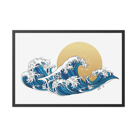 Wavesukan - Framed Print