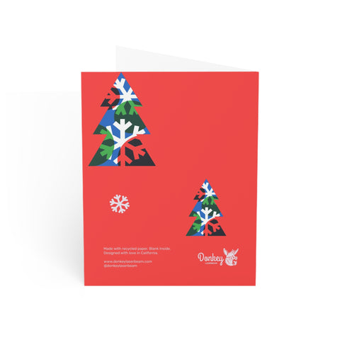 "Sleigh My Name" Christmas Greeting Card — Christmas / Holiday Greeting Card - Illustrated, Modern