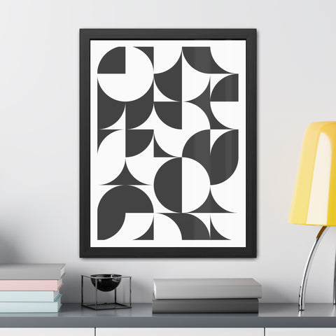 Gridline 3 - Modern Geometric Framed Posters - Stylish Wall Art for Minimalist Decor