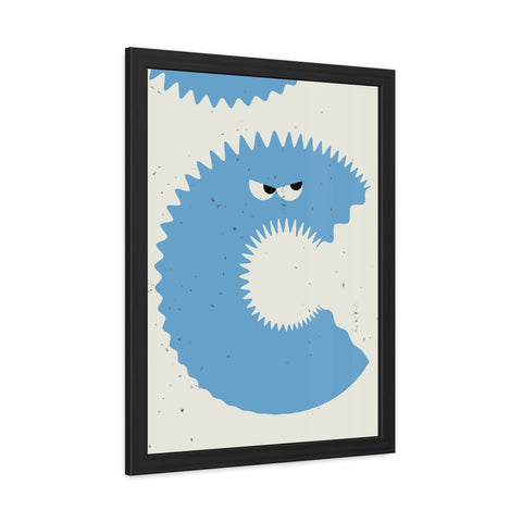 Lettermon C - Whimsical Framed Posters – Unique Wall Art for Fun Spaces