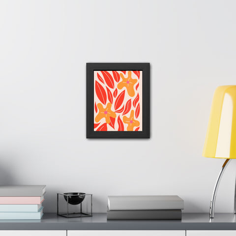 Marinda 2 - Vibrant Floral Framed Poster for Home Decor