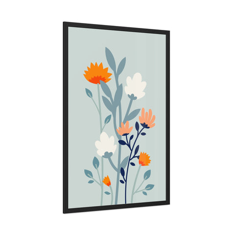 Floral Growth 1 - Framed Poster - Aesthetic Wall Art for Home Decor