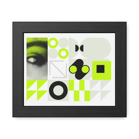 Modern Geometric Framed Poster Art – Eye-Catching Home Decor