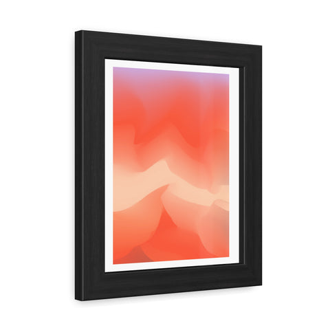 Spiritual 3 - Abstract Sunset Framed Poster - Modern Wall Art for Home Decor