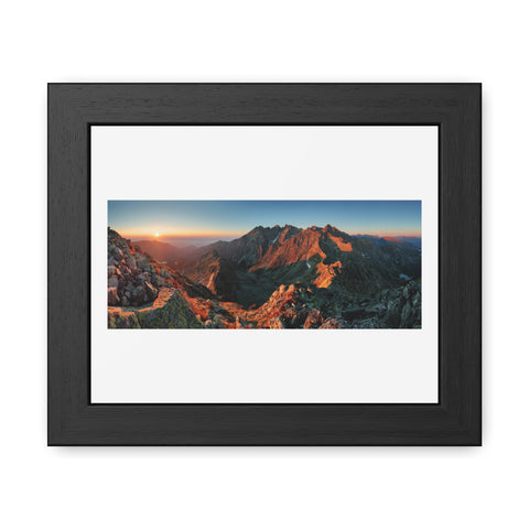 Rock Formation 4 - Scenic Mountain Framed Poster - Stunning Nature Wall Art for Home Decor