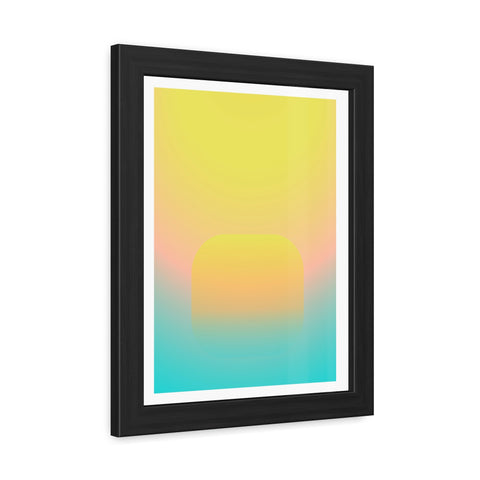 Sunrise 1 - Abstract Gradient Framed Posters - Modern Wall Art for Home Decor