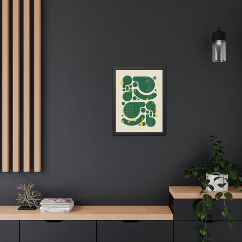 Kinta 5 - Modern Abstract Framed Poster for Stylish Home Decor