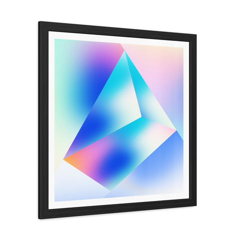 Prisma 2 - Abstract Crystal Framed Poster - Modern Wall Art for Home Decor