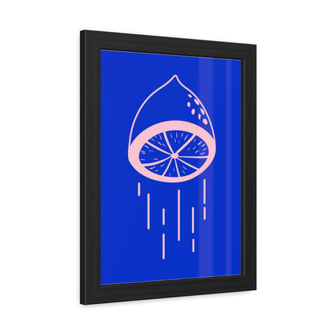 When life gives you lemons 4 - Lemon Drip Framed Poster | Vibrant Wall Art for Home Decor