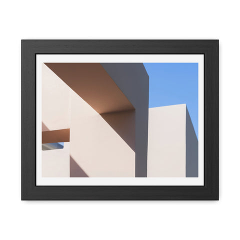 Light and Shadow - Modern Framed Poster – Abstract Architectural Design for Home Decor