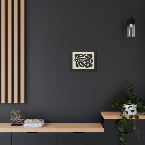 Melancholy 3 - Modern Abstract Framed Poster - Minimalist Wall Art for Home Decor