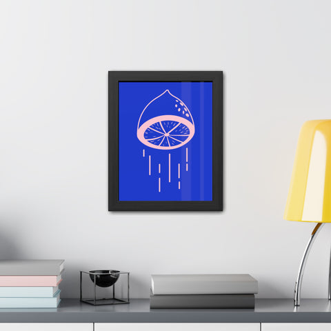 When life gives you lemons 4 - Lemon Drip Framed Poster | Vibrant Wall Art for Home Decor