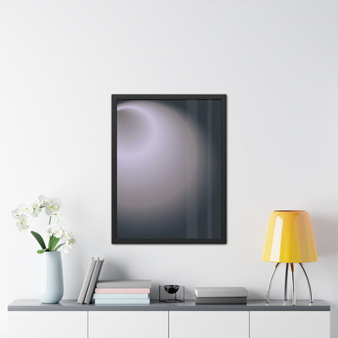 Lightsout 1 - Minimalist Framed Poster - Modern Art Print for Home Decor