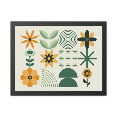 Farmhouse 2 - Botanical Framed Poster - Modern Floral Art for Home Decor