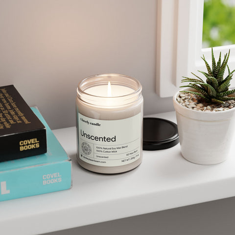 Unscented Soy Candle, 9oz