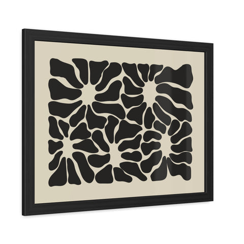 Melancholy 2 - Abstract Framed Poster - Modern Art Wall Decor for Minimalist Spaces