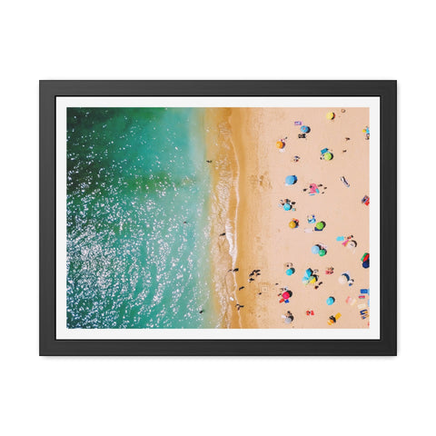 The Happening - Beach Day Framed Poster - Coastal Decor for Summer Vibes