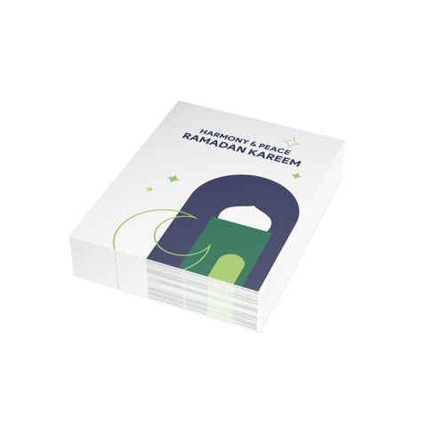 Ramadan Kareem Harmony and Peace - Greeting Card — Ramadan / Holiday Greeting Card - Illustrated, Modern