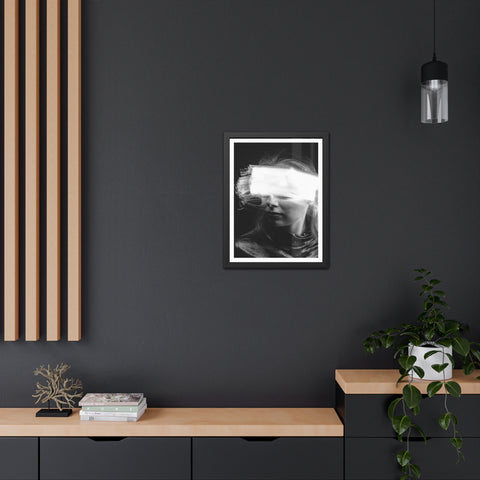 Flash of light - Portrait - Abstract Framed Poster - Modern Wall Art for Creative Spaces