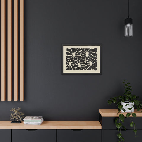 Melancholy 2 - Abstract Framed Poster - Modern Art Wall Decor for Minimalist Spaces