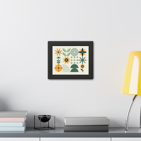 Farmhouse 2 - Botanical Framed Poster - Modern Floral Art for Home Decor