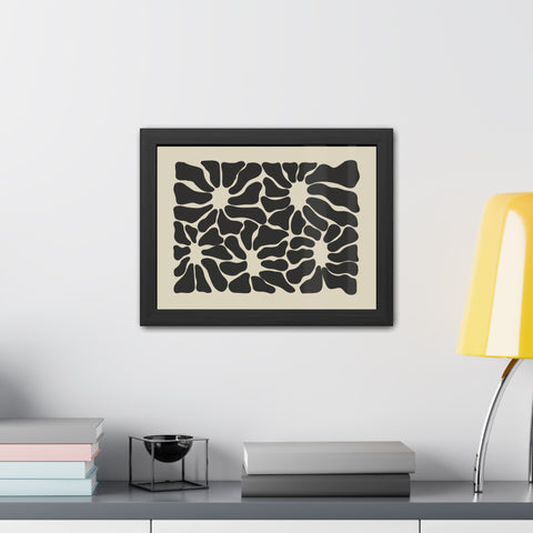 Melancholy 2 - Abstract Framed Poster - Modern Art Wall Decor for Minimalist Spaces