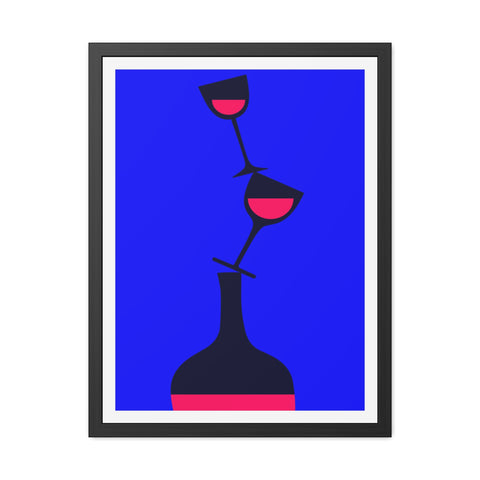 Wine Country 10 - Chic Wine-Themed Framed Poster | Modern Art for Wine Lovers
