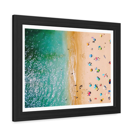 The Happening - Beach Day Framed Poster - Coastal Decor for Summer Vibes