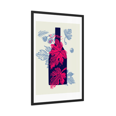 Wine Country 8 - Elegant Framed Poster with Wine Motif - Perfect for Home Decor and Wine Lovers