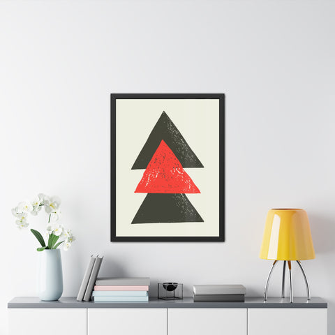 Jonathan 2 - Modern Geometric Framed Poster - Stylish Wall Art for Home Décor