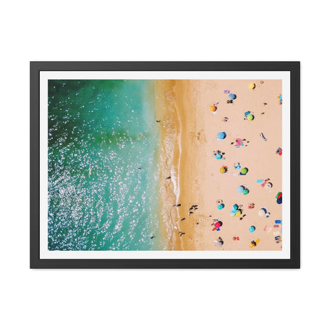The Happening - Beach Day Framed Poster - Coastal Decor for Summer Vibes