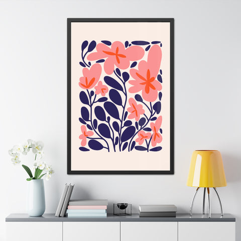 Florish 1 - Botanical Framed Poster | Floral Wall Art for Home Decor