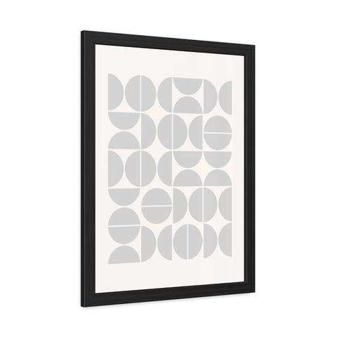 Crown 1 - Minimalist Geometric Framed Poster - Modern Wall Art for Home Decor