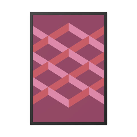 Geometric Framed Poster - Modern Wall Art for Contemporary Decor