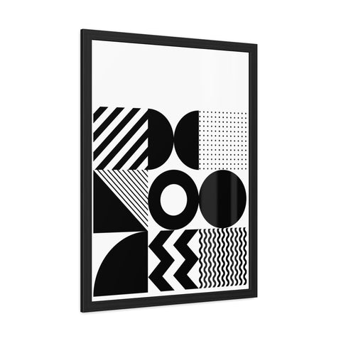 Modern Geometric Framed Poster for Stylish Home Decor