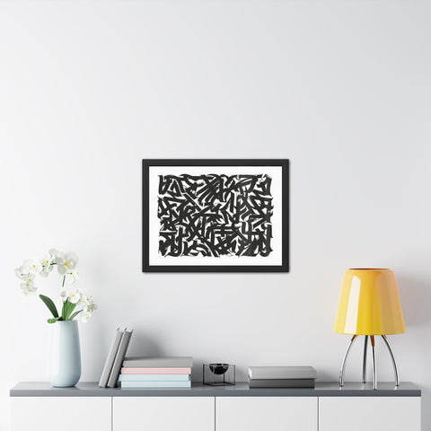Smith 1 - Modern Abstract Framed Posters - Urban Art Decor for Home & Office