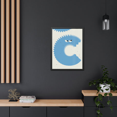 Lettermon C - Whimsical Framed Posters – Unique Wall Art for Fun Spaces