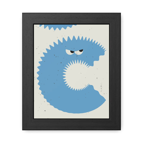 Lettermon C - Whimsical Framed Posters – Unique Wall Art for Fun Spaces