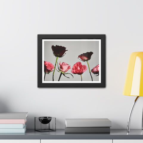 Roses - Elegant Floral Framed Poster | Romantic Home Decor