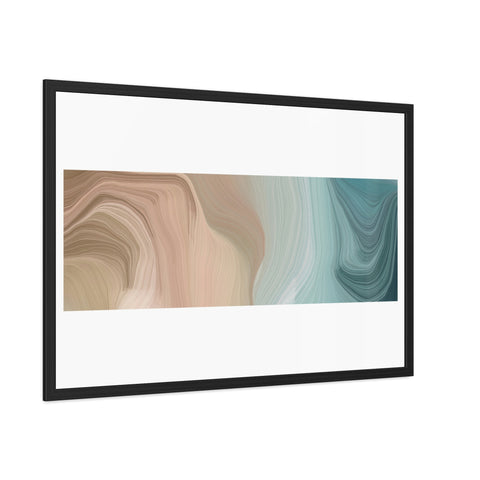 Rock Formation 1 - Abstract Wave Framed Poster | Modern Home Decor | Serenity & Style