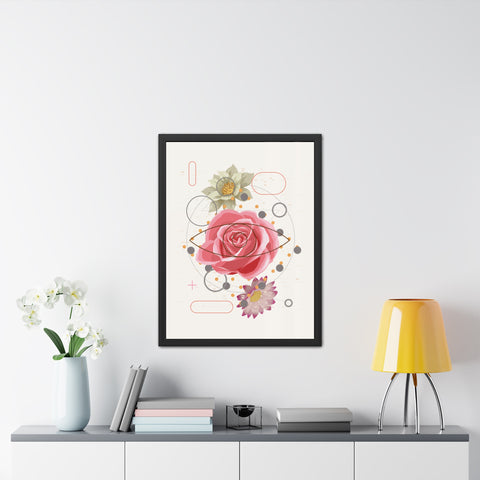 Lavish 2 - Boho Floral Framed Poster - Modern Home Aesthetic Decoration