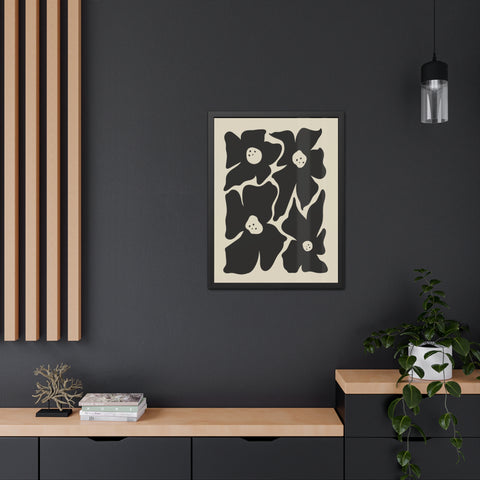 Boho Floral 1 - Framed Poster - Modern Wall Art for Home Decor