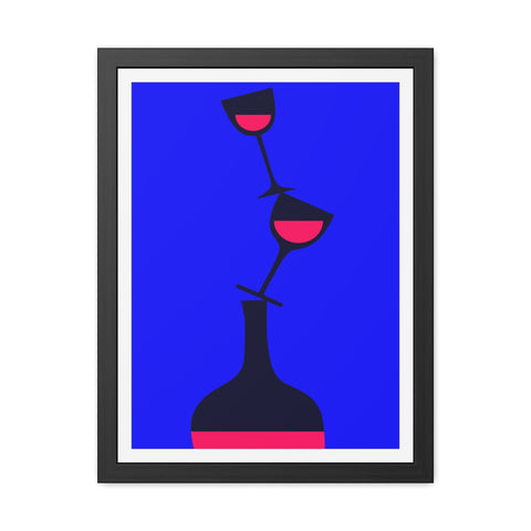 Wine Country 10 - Chic Wine-Themed Framed Poster | Modern Art for Wine Lovers