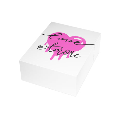 'Love è Amore' Pink Drip Heart Card — Love / Valentine Greeting Card - Illustrated, Funny, Snarky, Modern