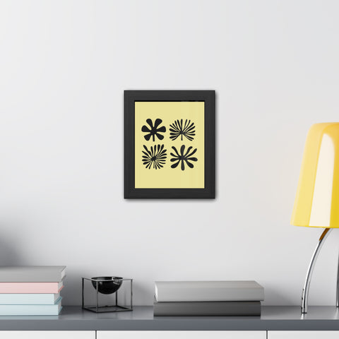 Lotus - Botanical Framed Poster - Modern Wall Art
