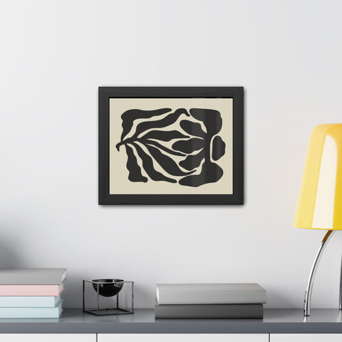 Melancholy 3 - Modern Abstract Framed Poster - Minimalist Wall Art for Home Decor