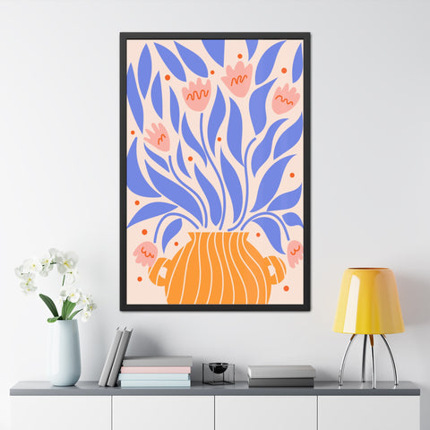 Marinda 1 - Vibrant Floral Framed Poster - Modern Home Decor