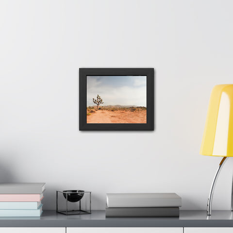 Coachella Valley - Desert Landscape Framed Poster - Serene Wall Art for Home & Office