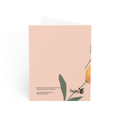 Happy Mother's Day Floral Greeting Card — Mother's Day / Holiday Greeting Card - Illustrated, Modern
