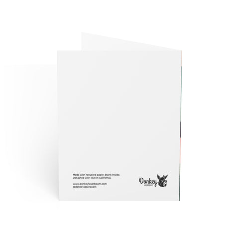 Scenic Pastel Mountains Greeting Cards — Abstract Greeting Card - Illustrated, Beautiful, any occasion